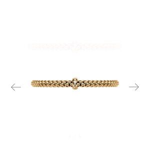 GORGEOUS Fope FlexIt Bracelet w/ White Diamond 💎